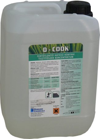 D-Cook Általános konyhai tisztító- és fertőtlenítőszer 5 kg