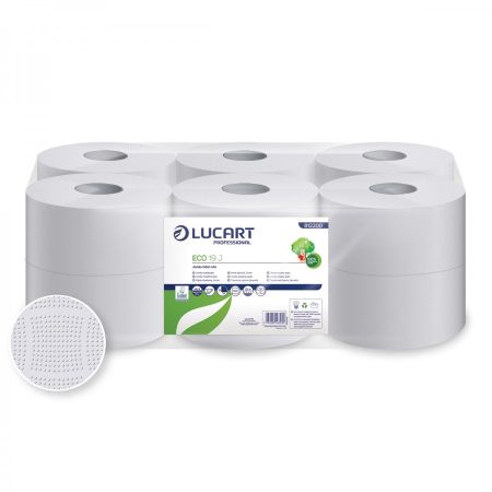 Lucart Eco Jumbo 19 közületi toalettpapír 12tekercs/karton  812200