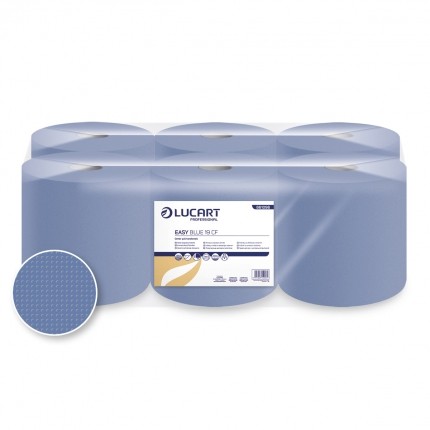 Lucart Easy Blue 19 CF kék tekercses kéztörlő papír