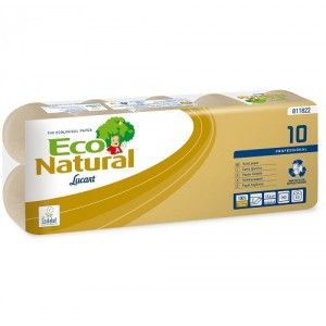 Lucart Econatural 10 toalettpapír 2 rétegű, 180 lapos, 120 tekercs/karton  811822B