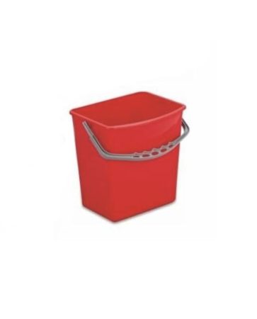 Műanyag vödör piros színű 6 literes (10000070)