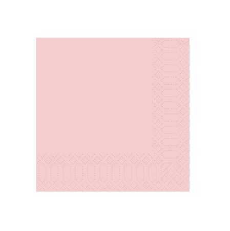Duni tissue szalvéta 33x33cm,3rétegű mellow rose 1/4hajt.4*250lap/karton DUNI 174172
