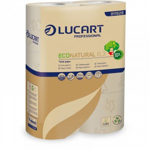 Lucart Econatural  6.3   3 rétegű 250 lapos  háztartási toalettpapír  811929D