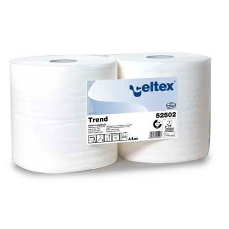 Celtex Trend ipari papírtörlő 2r.fehér cellulóz 800 lap/tekercs  2 tekercs/karton 52502