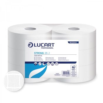   Lucart Strong 26 Jumbo 2r. cellulóz toalettpapír 6 tekercs/karton  812204