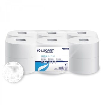   Lucart Strong Plus Jumbo 19 nagytekercses toalettpapír 170 m/tekercs 812204