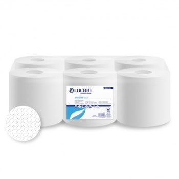   Lucart Strong 19 CF Tekercses, 2 Rétegű Papírtörlő, Fehér