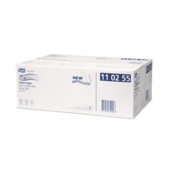   Tork Prémium toalettpapír mini jumbo 3r. fehér, leveles 12tek/karton  SCA-110255