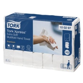   Tork Xpress® Extra Soft Multifold hajtogatott kéztörlő papír 21*100lap/karton SCA-100297