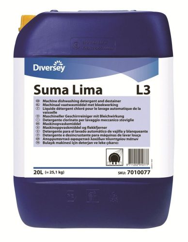 Suma Lima L3 fertőtlenítő hatású gépi mosogatószer 20 liter