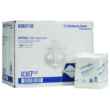   Kimberly Clark Wypall X70 hajtogatott törlő 33*31,5cm 12*76lap/karton KC-8387