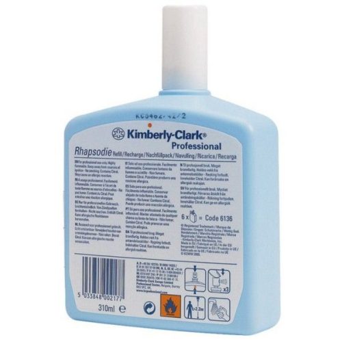 Kimberly Clark Rhapsodie légfrissítő betét citrom illat 6*310ml KC-6136