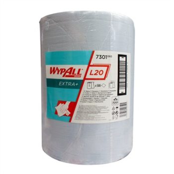   Kimberly Clark Wypall L20 Extra+ törlő kék 33*38cm 500lap/tekercs KC-7301