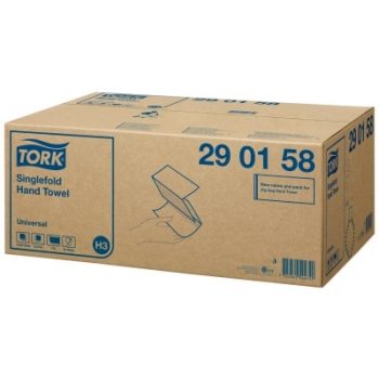   Tork Universal Z hajt.kéztörlő soft 23*23cm 15*300lap/karton SCA-290158