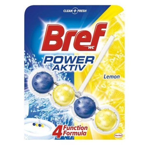 Bref Power Activ WC tisztító és illatosító golyók 50g Lemon