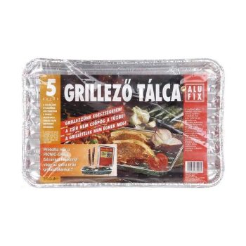 Alufix grilltálca szögletes 5db/csomag