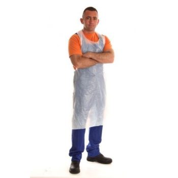 PE Fóliakötény 100x135 cm, 32 mikron vastag, 50 db/csomag