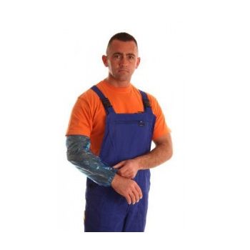 PE karvédő, kék, 18mic vastag, 100db/csomag (236011)