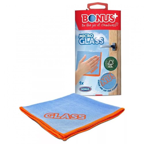 BONUS MicroGLASS mikroszálas üvegtisztító kendő