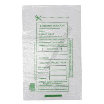 Ételminta tároló tasak 1000db/csomag