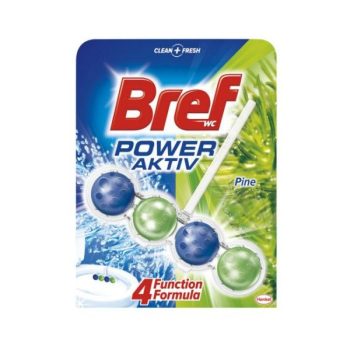   Bref Power Activ WC tisztító és illatosító golyók 50g  Pine