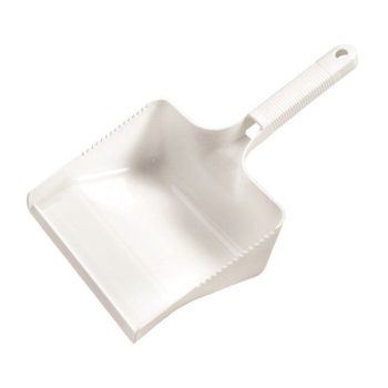   Szemeteslapát gumicsík nélkül fehér 35*22*11cm (HAUG-1770)