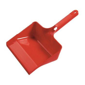   Szemeteslapát gumicsík nélkül piros 35*22*11cm (HAUG-1771)