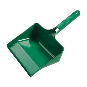   Szemeteslapát gumicsík nélkül zöld 35*22*11cm (HAUG-1773)