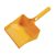 Szemeteslapát gumicsík nélkül sárga 35*22*11cm (HAUG-1774)
