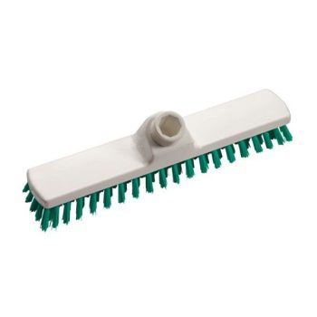 Padlósúroló kefe erős szőrrel zöld 28cm (HAUG-88103)