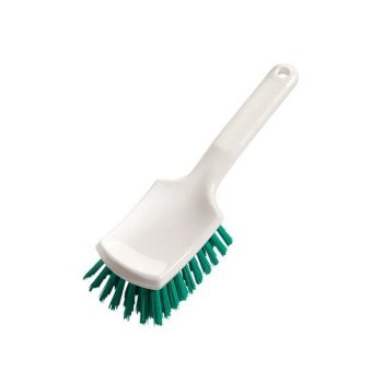   Kézi súrolókefe rövid nyéllel erős szőrrel zöld (HAUG-88203)