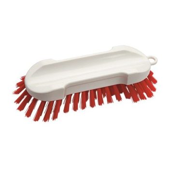 Kézi súrolókefe piskóta piros (HAUG-88301)