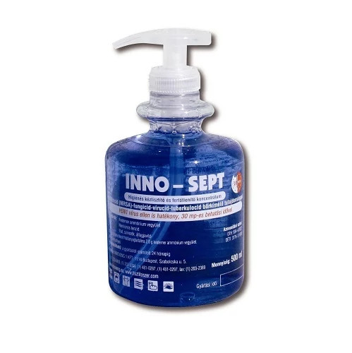 Inno-Sept Higiénés kéztisztító- és fertőtlenítőszer 0,5 liter