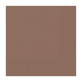   Duni szalvéta 33x33cm, 3 rétegű chestnut/gesztenye 4cs*250lap/karton DUNI-174031
