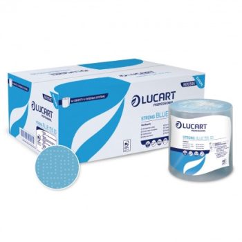   Lucart Strong Blue 155 ID kéztörlő papír 2rétegű 6tekercs/karton 861058E