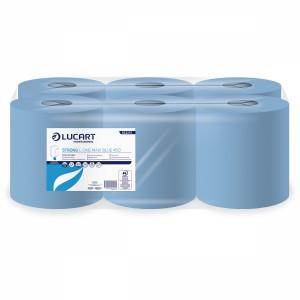 Lucart Strong  L-One Maxi Blue 450 2rétegű tekercses kéztörlő  6tekercs/karton 852276