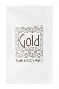 Gold Hair and Body Wash sampon és tusfürdő 10ml  600db/karton BZ-BC152013 (65000033)