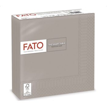   Fato szalvéta 2r. galambszürke 33X33cm 50db/csomag 24csomag/karton  82623600
