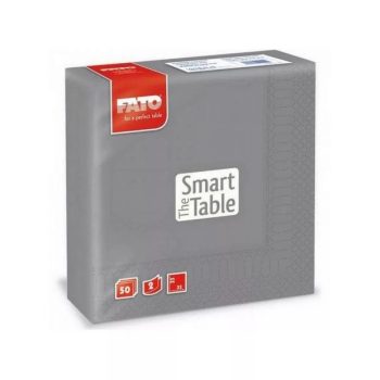   Fato szalvéta 2r. szürke 33X33cm 50db/csomag 24csomag/karton  82623700