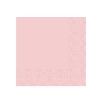   Duni tissue szalvéta 33x33cm,3rétegű mellow rose 1/4hajt.4*250lap/karton DUNI 174172