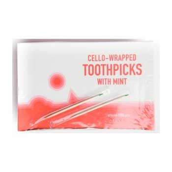   Fogvájó esztergált mentolos celofánba csomagolt 1000db/doboz