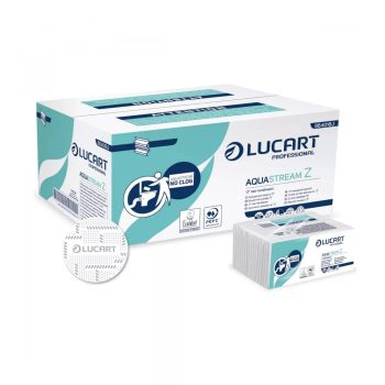   Lucart Aquastream Z hajtogatott kéztörlő papír  3 630 lap/karton  864018