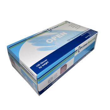   Prime Source púdermentes kék nitril egyszerhasználatos kesztyű (Méret:S) 100db/doboz 57110353