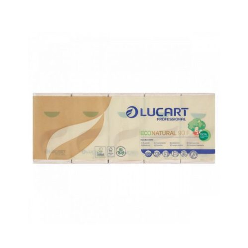 Lucart Econatural 90F  4 rétegű 9 lapos papír zsebkendő 240 csomag/karton  843166