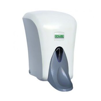   Vialli orvosi karos folyékonyszappan adagoló 1000 ml, ABS, Fehér (S6M)