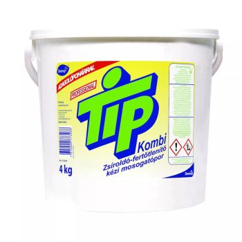   Tip kombi fertőtlenítő hatású mosogatópor vödrös 4 kg ADR UN3077 KÖRNYEZETRE VESZÉLYES SZILÁRD ANYAG, M.N.N., 9, PG III.