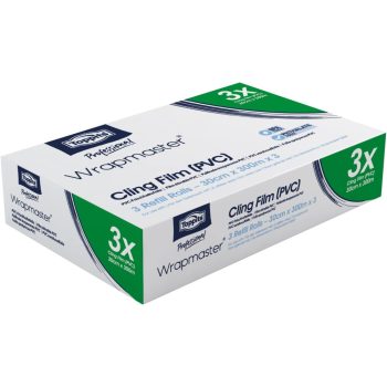   Wrapmaster 3000  PVC fólia 3*300m 30cm széles 3tekercs/karton  WM-31C45