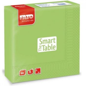 Fato szalvéta 2 rétegű alma zöld 33x33cm 50 db/csomag