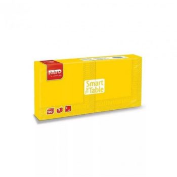   Fato Smart Table koktél szalvéta 2r. sárga 24x24cm 1/4 hajtású 100lap/csomag 24 csomag/karton 82221003