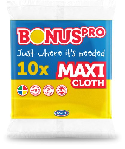 Bonus Pro maxi ált törlőkendő 38*40 cm sárga